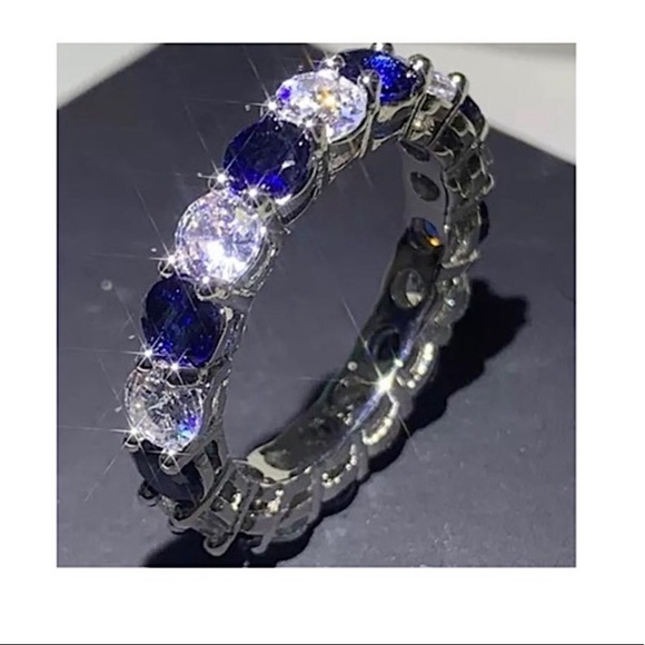 Neiman Marcus Jewelry - 4ct Sapphire Eternity Band